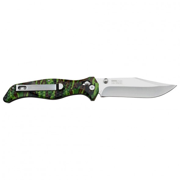 Rapid Lock Folder with Green Camo Handle