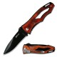Manual Linerlock Folder with Wooden Handle
