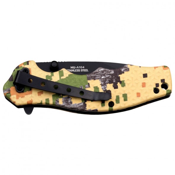 Digital Camo Liner Lock Folder