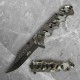 Camo Liner Lock Folder with Oblong Cut-out