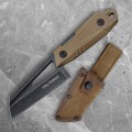 Tac-Force Wharncliffe Knife with Brown Handle
