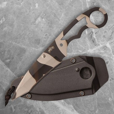 Skeletal Camo Fixed Blade with Sheath