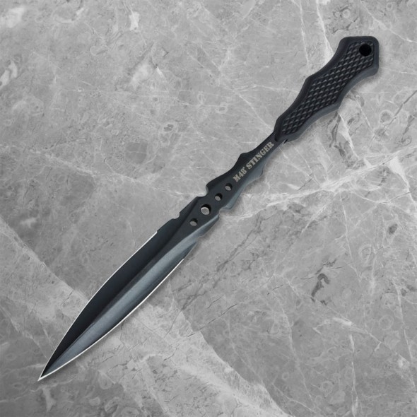 M48 Stinger Urban Dagger Black with Harness Sheath