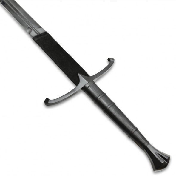 Honshu Historic Black Claymore Sword And Scabbard