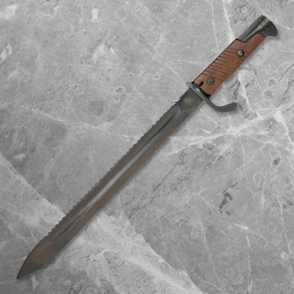 German M98 05 Butcher Sawback Bayonet With Scabbard
