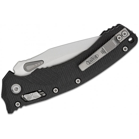 Microtech Amphibian RAM-LOK Stonewashed Fluted G10 Black