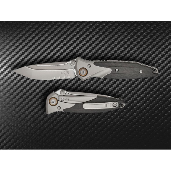 Microtech Socom Bravo Mini Serrated Tanto Carbon Fiber