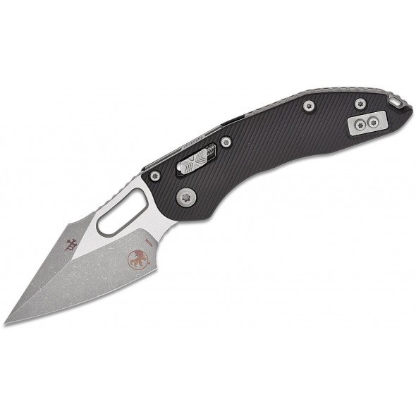 Microtech Stitch Spear Point Apocalyptic Fluted Aluminium