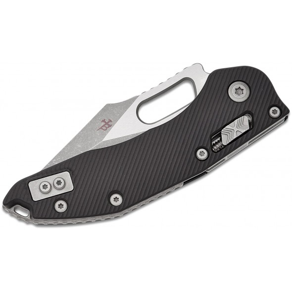 Microtech Stitch Spear Point Apocalyptic Fluted Aluminium