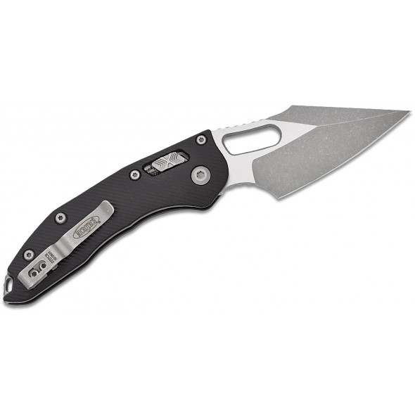 Microtech Stitch Spear Point Apocalyptic Fluted Aluminium