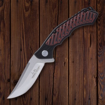 Hibben Red Whirlwind Pocket Knife