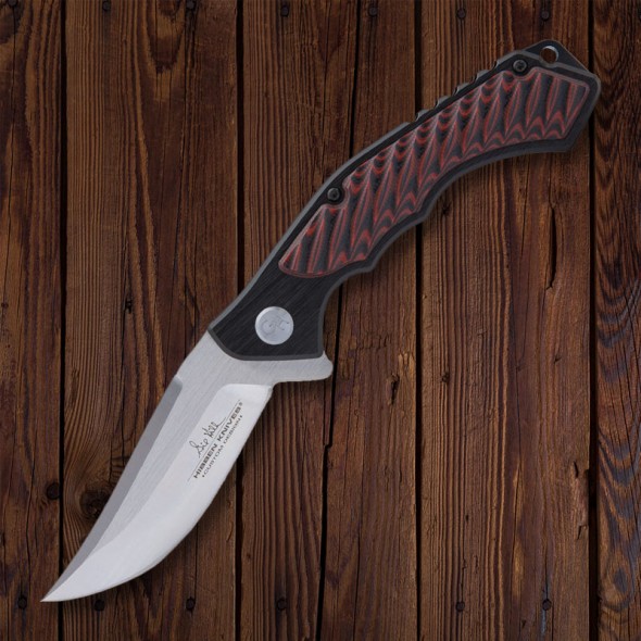Hibben Red Whirlwind Pocket Knife
