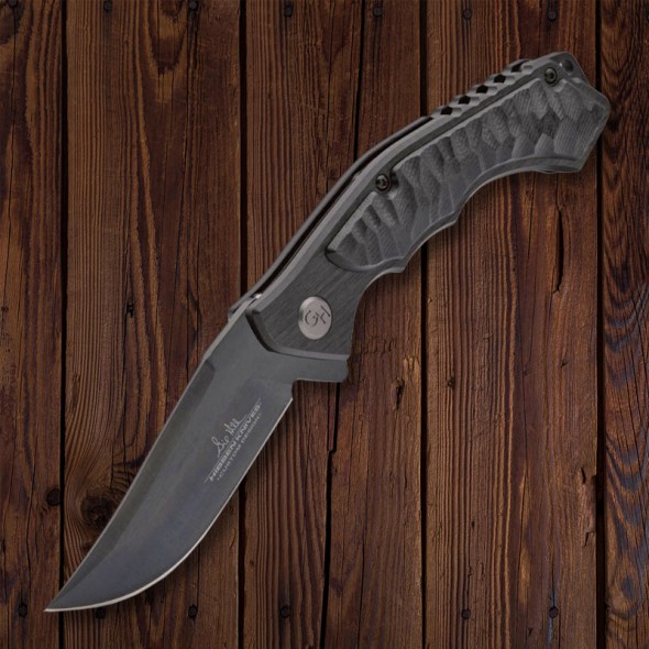 Hibben Black Whirlwind Pocket Knife