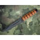 Ka-Bar Army Fighting Knife Serration with Leather Sheath