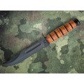 Ka-Bar Army Fighting Knife Serration with Leather Sheath