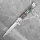 Kriegar Abalone Stiletto Knife
