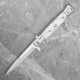 Kriegar German White Pearl Stiletto Knife