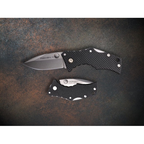 Cold Steel Micro Recon 1 Stonewashed Spear Point