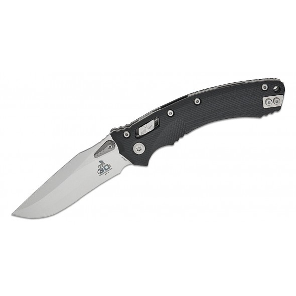 Microtech Amphibian RAM-LOK 30th Anniversary Stonewashed Fluted G10