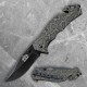 Snake Skin Camo Folder with Black Blade