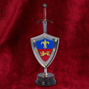 Black Prince Letter Opener & Shield Set