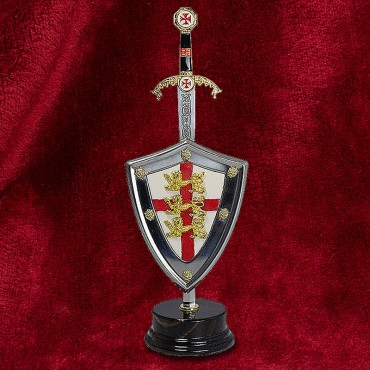 Richard the Lionheart Letter Opener & Shield Set