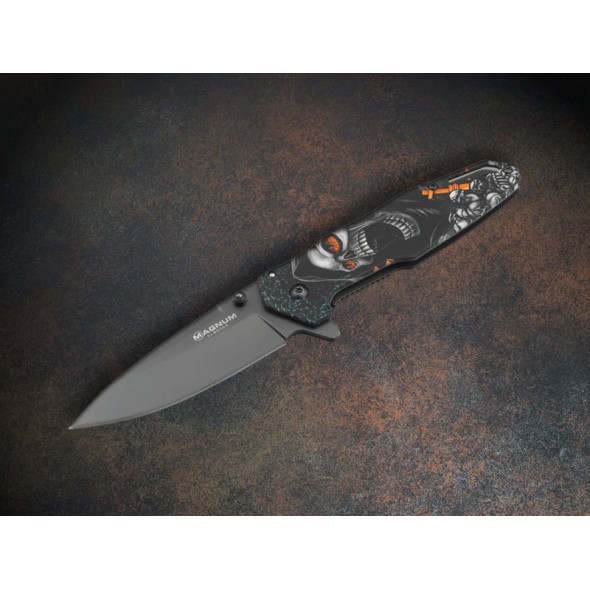 Boker Magnum Screaming Skull Framelock