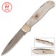 Kissing Crane Limited Lockback Imitation Pearl Damascus