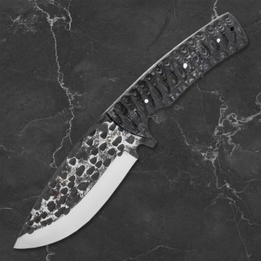 Timber Wolf Blacksmith Knife And Sheath