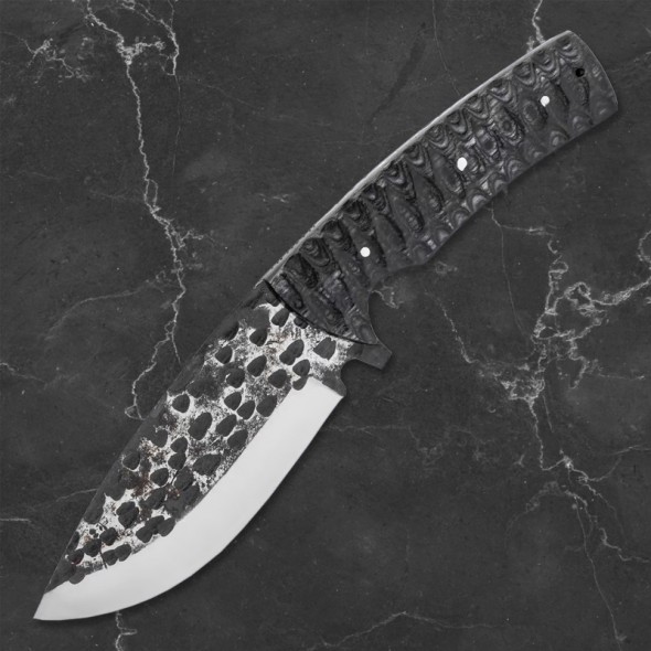 Timber Wolf Blacksmith Knife And Sheath