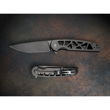 Civivi Perf Framelock Black Stonewashed