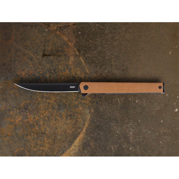 [PRE-ORDER] CRKT CEO Linerlock Desert Tan