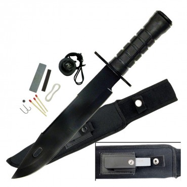 Black Bowie with Survival Kit