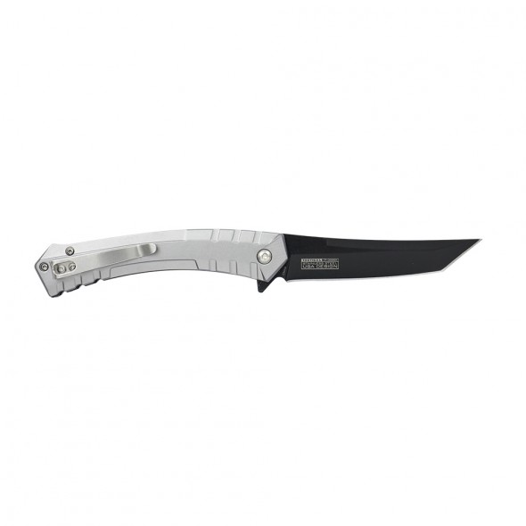 Liner Lock Folder with Black Blade & Anodised Aluminium Handle