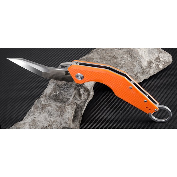 Artisan Cobra Linerlock Orange D2