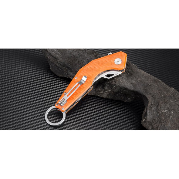 Artisan Cobra Linerlock Orange D2
