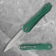 Liner Lock Folder with Green Anodised Aluminium Handle
