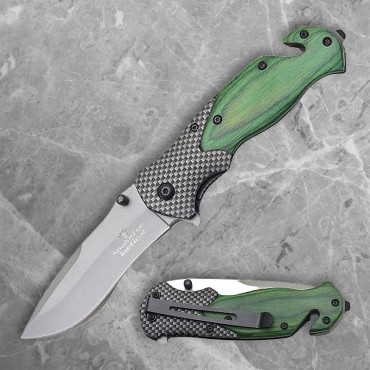 Green Liner Lock Folder with Belt Cutter