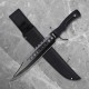 Striker Black Bowie Knife with Sheath