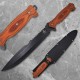 Snake Eye Reverse Serrated Fixed Blade