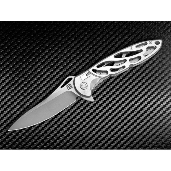 Artisan Hoverwing Framelock D2 Stonewashed
