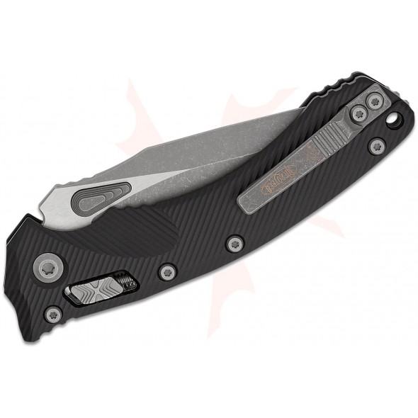 Microtech Amphibian RAM-LOK Apocalyptic Serrated Fluted Aluminium