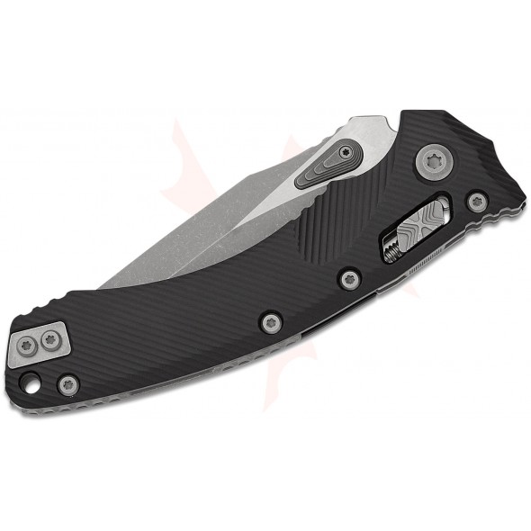 Microtech Amphibian RAM-LOK Apocalyptic Serrated Fluted Aluminium