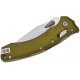 Microtech Amphibian RAM-LOK Stonewashed Serrated Fluted Aluminium OD Green