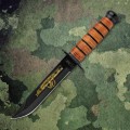 USMC Tribute Combat Knife - Black And Gold