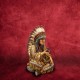 Native American Chief With Peace Pipe Sculpture