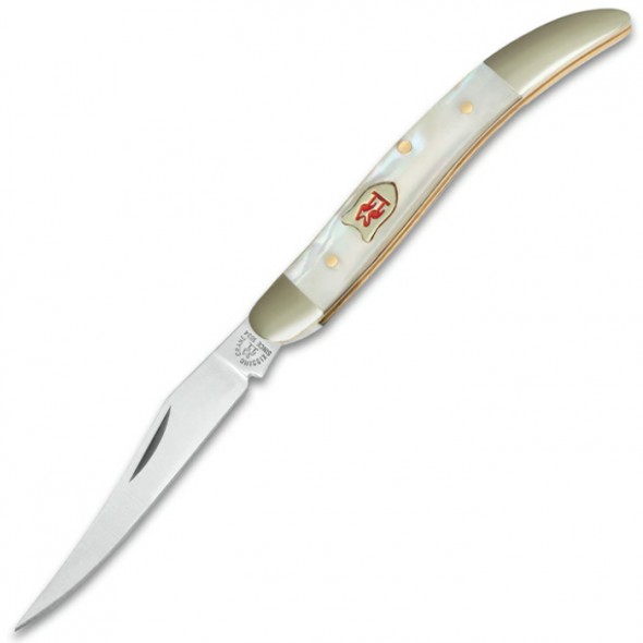 Kissing Crane Genuine Pearl Toothpick Pocket Knife