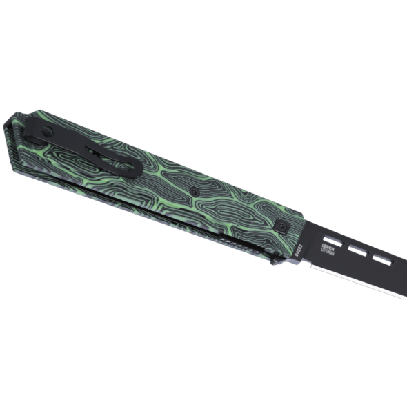 CRKT Zephyr Green White Liner Lock