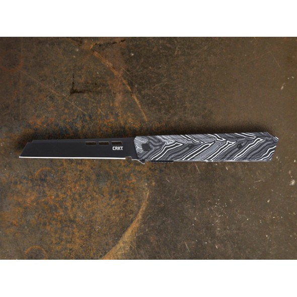 CRKT Zephyr White Black Liner Lock
