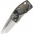G Sakai Money Clip Framelock Blue Wave Tanto